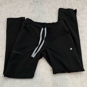 FIGS Black Yola Scrub Pants